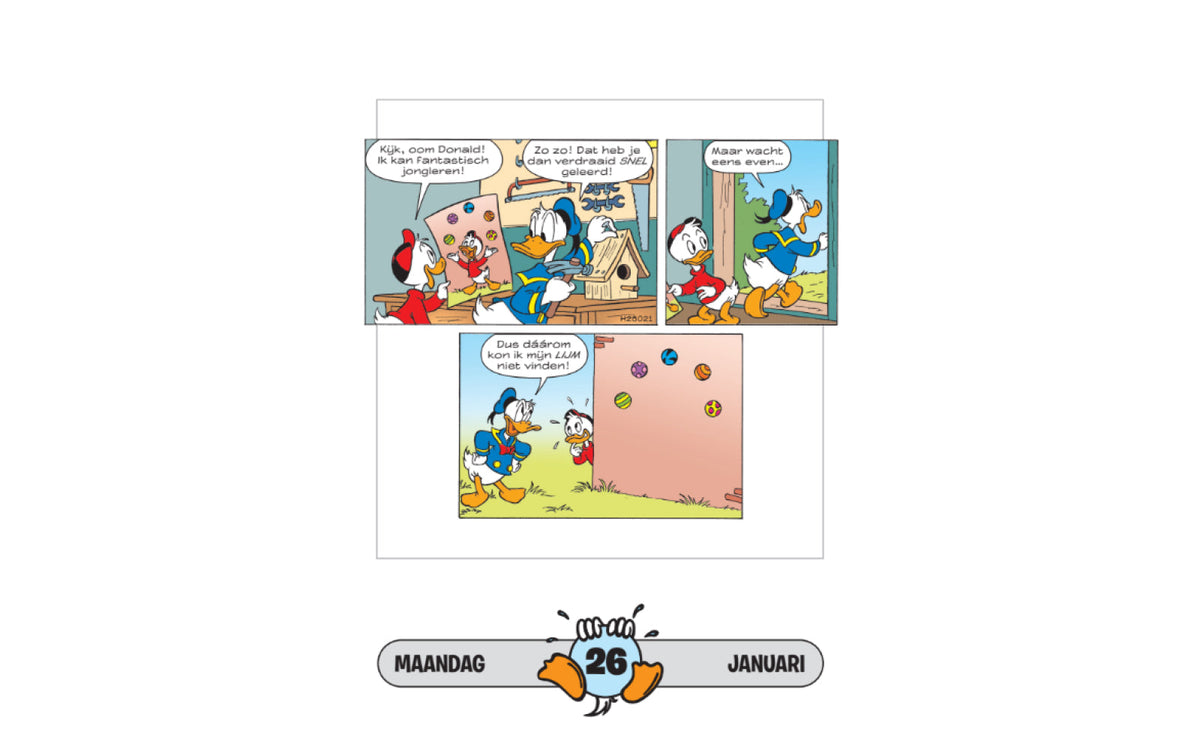 Donald Duck scheurkalender 2026 - afbeelding 2