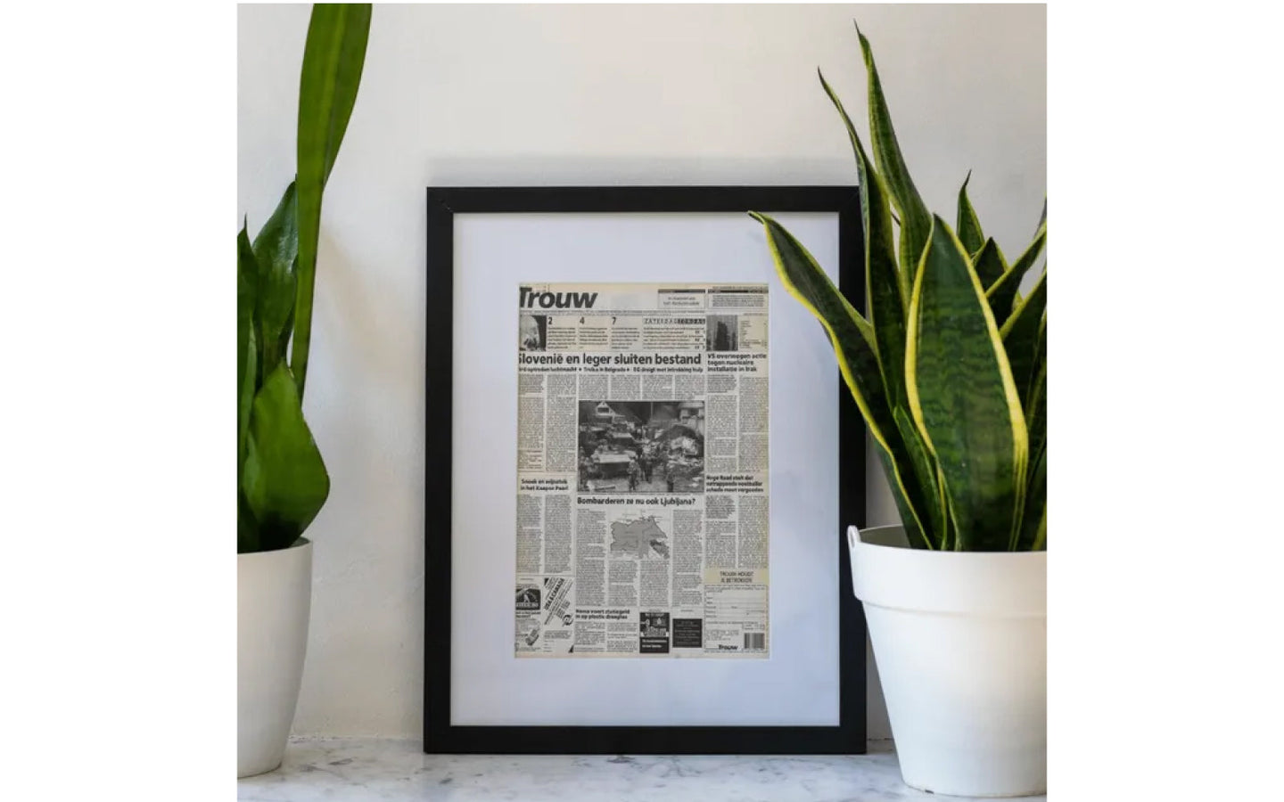 Geboortekrant Kader/Poster Trouw - afbeelding 2