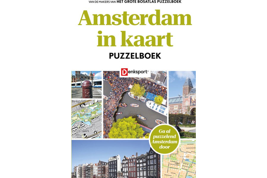 Amsterdam in kaart Puzzelboek - afbeelding 1